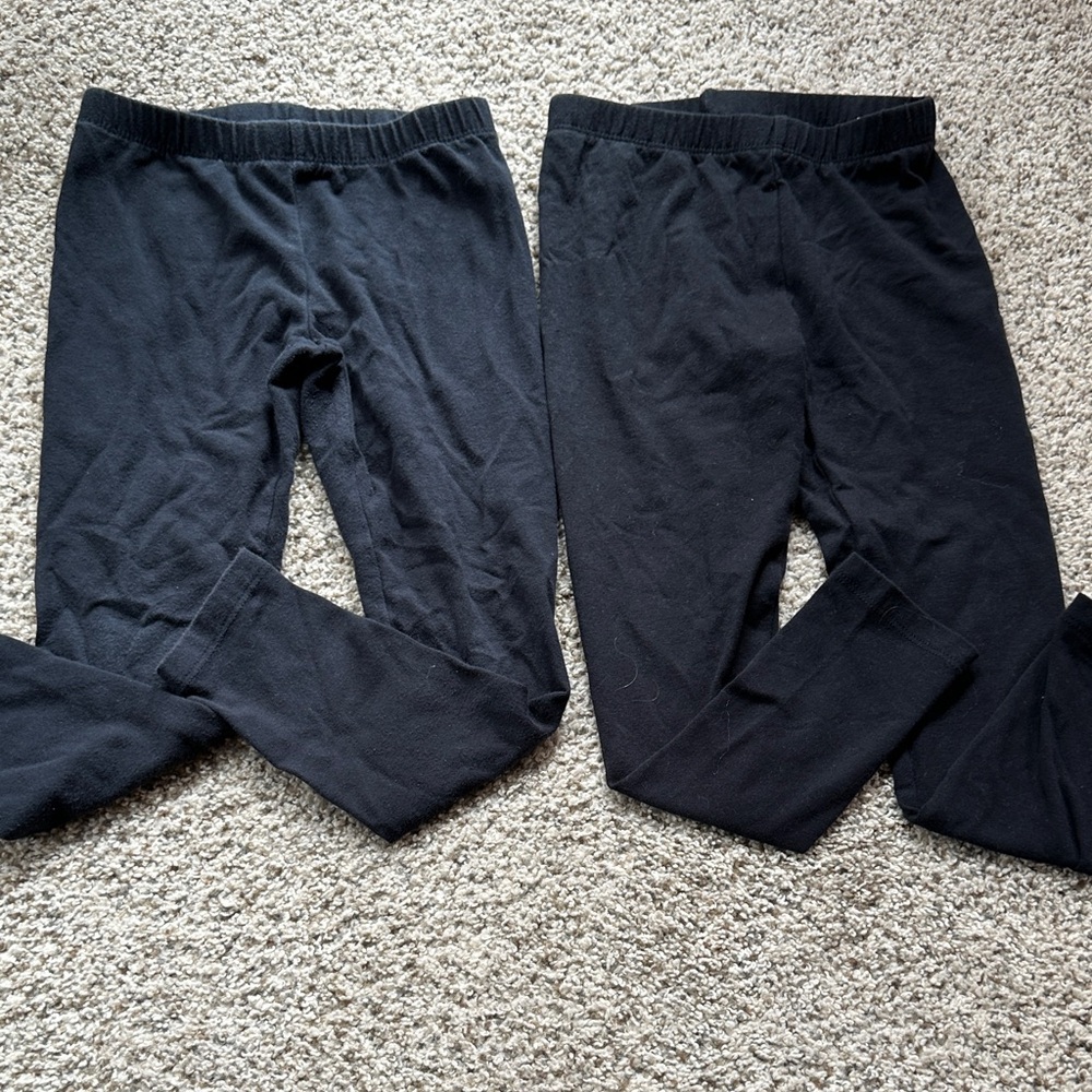 2 - Jumping Beans girls size 6 black Leggings